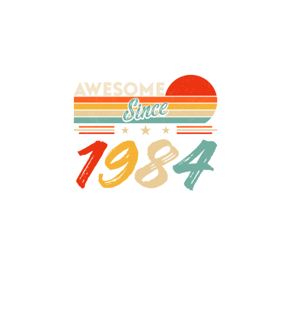 Awesome since 1984 minta sötétkék pólón