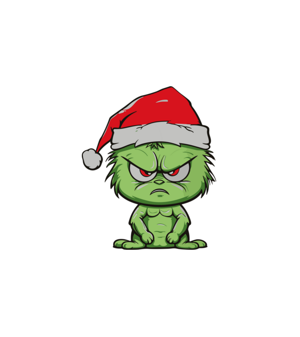 Angry christmas elf minta fehér pólón