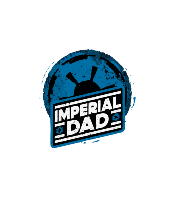 Imperial Dad minta fehér pólón