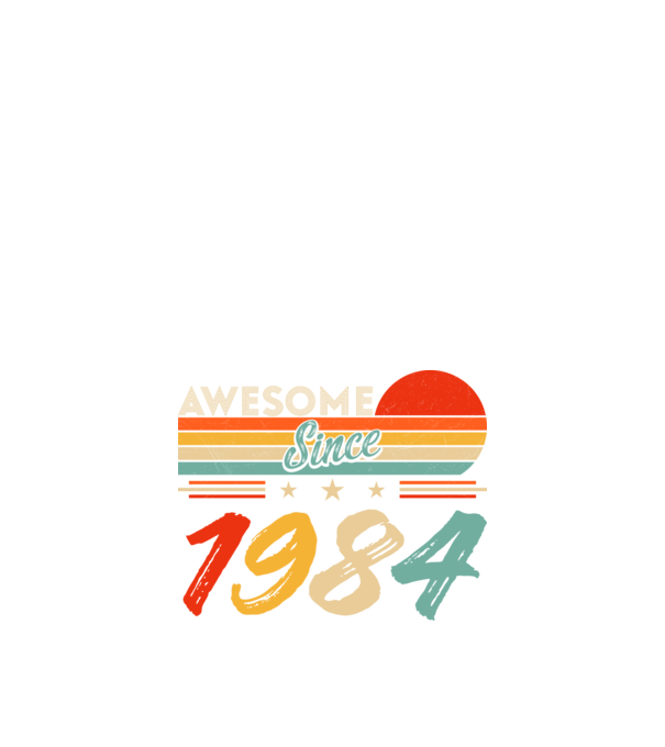 Awesome since 1984 minta fekete pólón