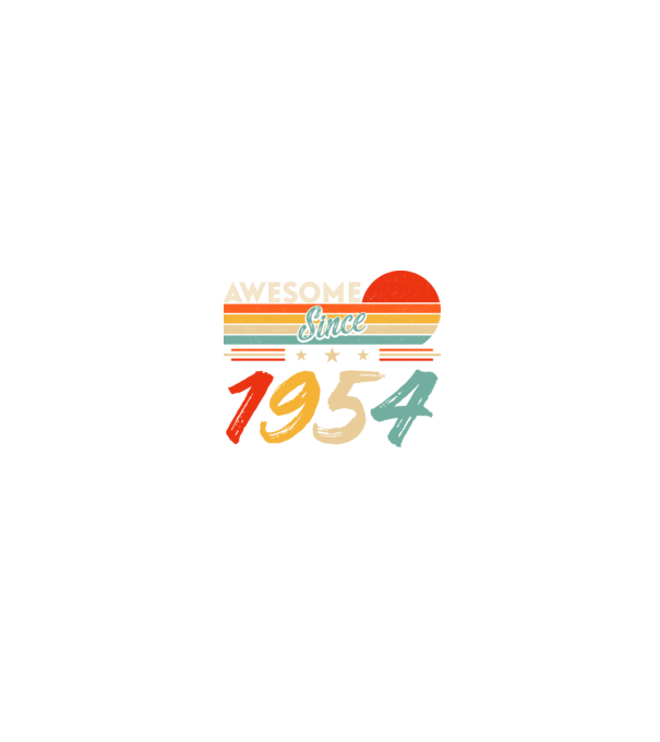 Awesome since 1954 minta fekete pólón