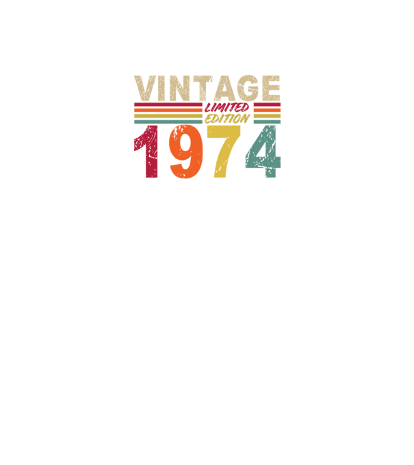 VINTAGE 1974 minta fekete pólón