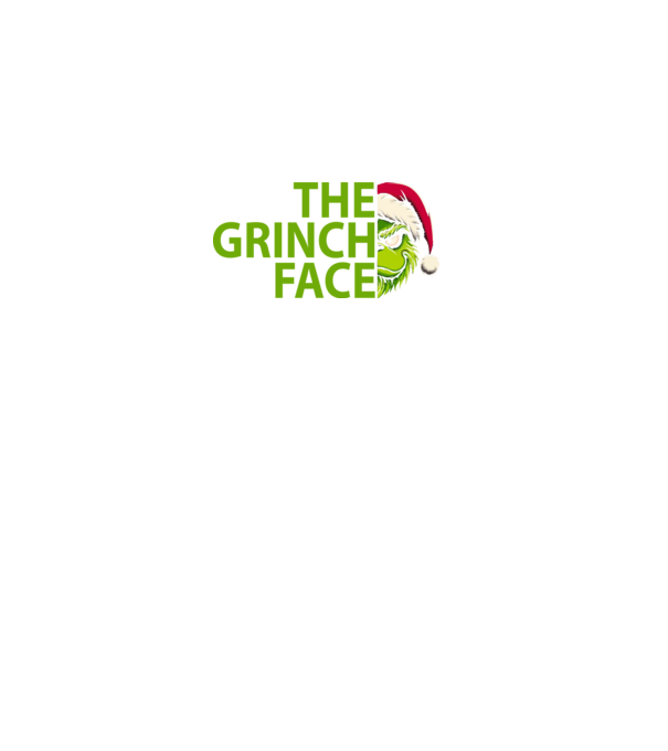 The Grinch Face minta fekete pólón