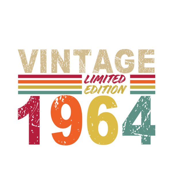 VINTAGE 1964 minta fehér pólón