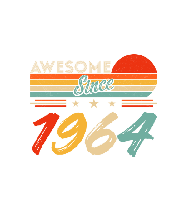 Awesome since 1964 minta fehér pólón