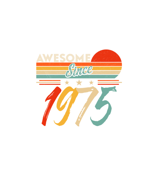 Awesome since 1973 minta fehér pólón