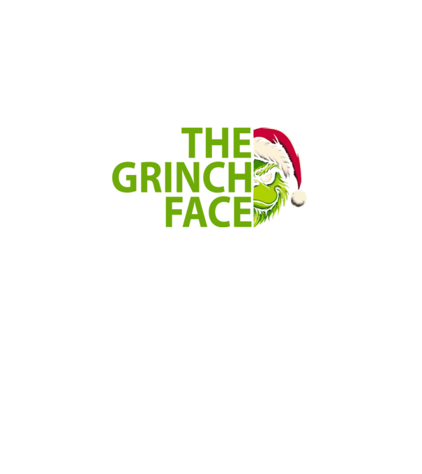 The Grinch Face minta szürke pólón