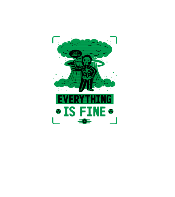 Fallout Vault Boy minta fekete pólón