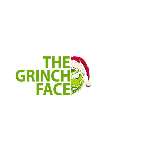 The Grinch Face minta fekete pólón