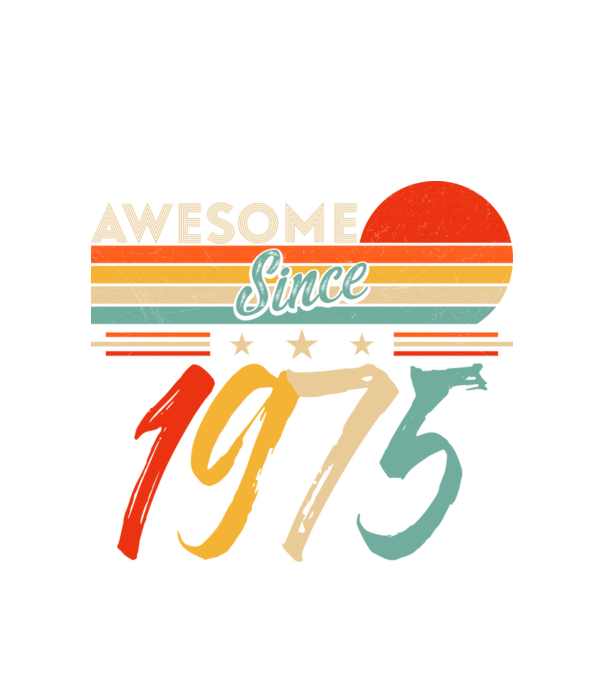 Awesome since 1973 minta fehér pólón