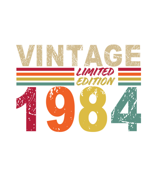 VINTAGE 1984 minta fehér pólón
