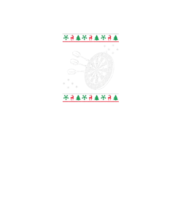 dartschristmas minta fekete pólón