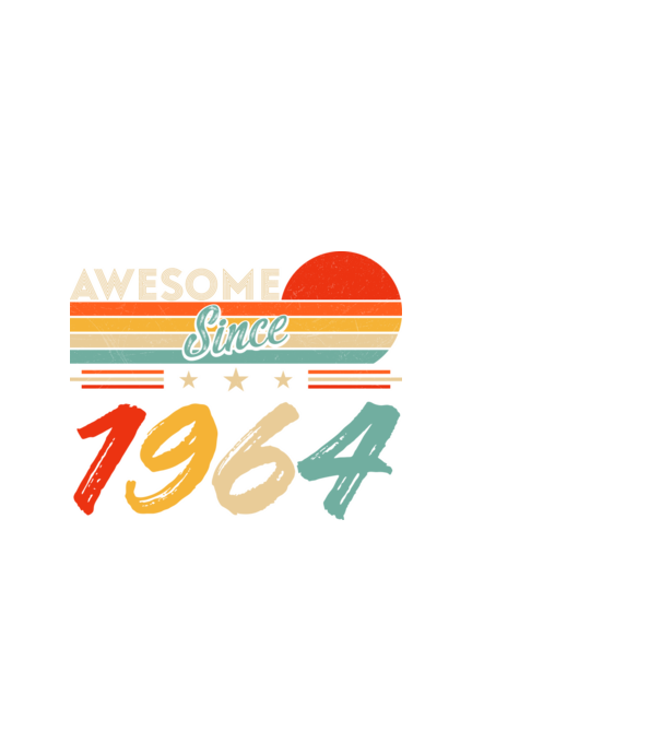 Awesome since 1964 minta fehér pólón