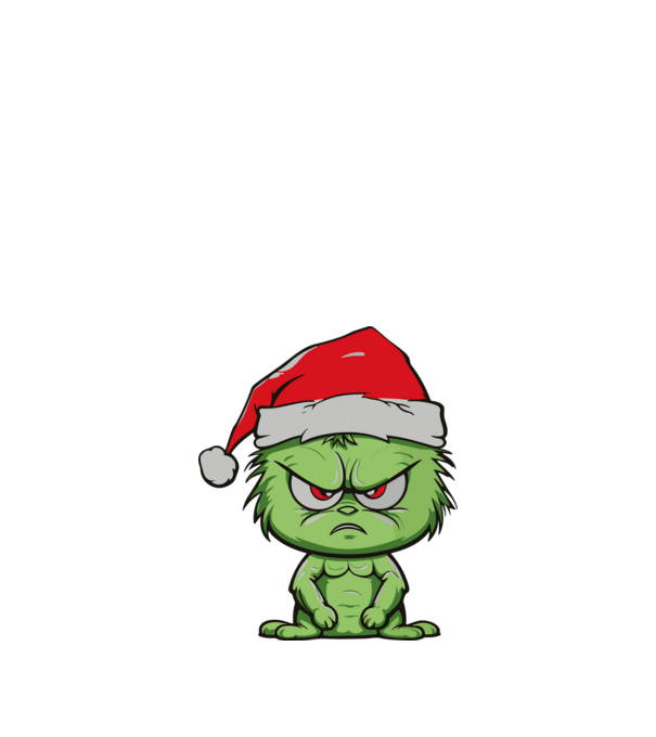 Angry christmas elf minta fehér pólón