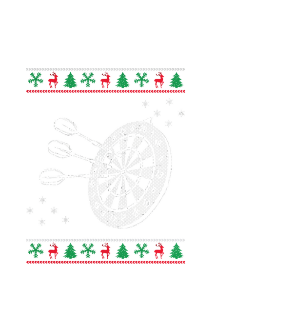 dartschristmas minta fehér pólón