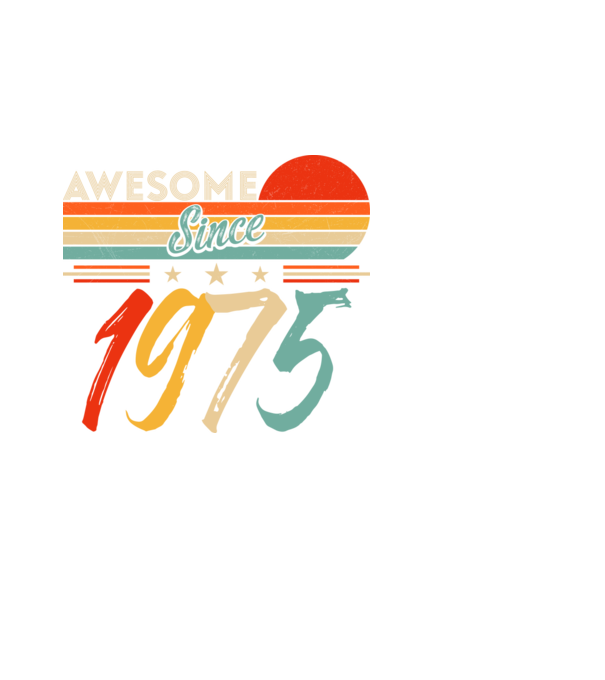 Awesome since 1973 minta fekete pólón
