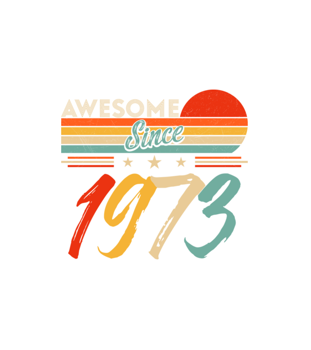 Awesome since 1973 minta fehér pólón