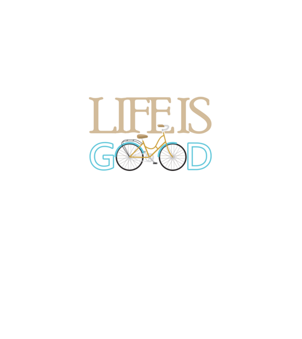 Life Is Good minta piros pólón