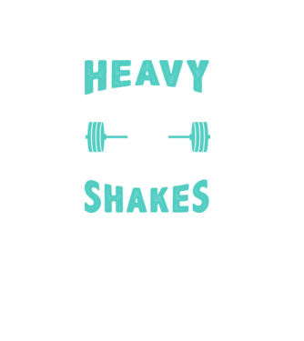 Gyúrós minta, Emelj súlyokat és protein shake-eket, Súlyemelő minta minta fekete pólón