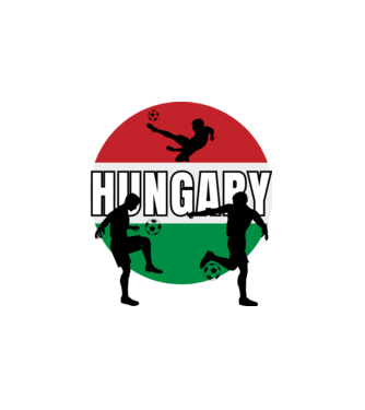 Hungary, magyar válogatott, Foci eb minta fehér pólón