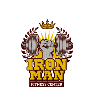 Acélember , Iron Man, Gyúrós minta, Súlyemelő minta minta fekete pólón