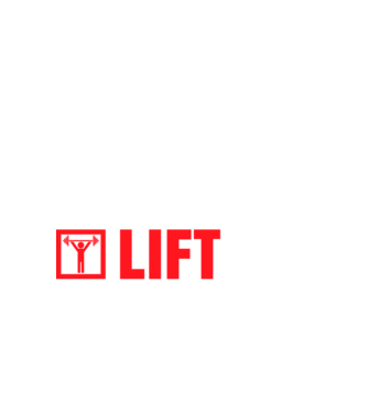 Súlyemelő minta, Edzős minta, Eat, sleep, lift, repeat, Gyúrós póló minta fehér pólón