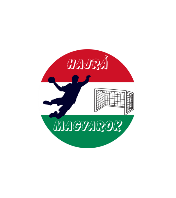 Férfi kézilabda, Hajrá magyarok, Kézilabdás minta fehér pólón