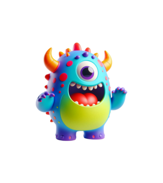 Cute Monster minta homokszín pólón