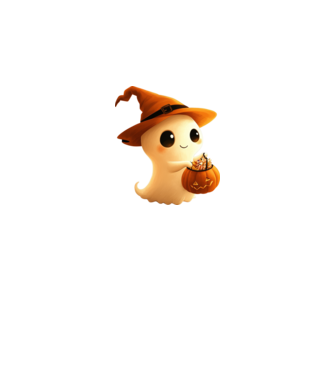 Halloween minta fehér pólón