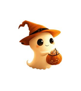 Halloween minta fehér pólón