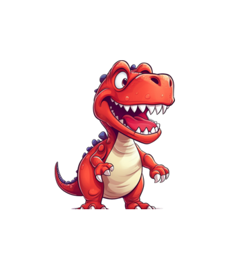 Dino minta fehér pólón