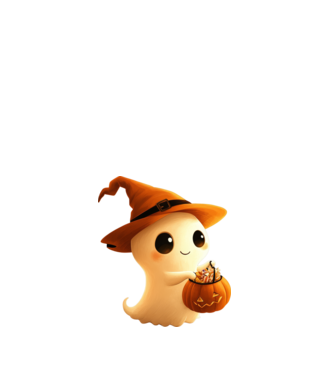 Halloween minta fehér pólón