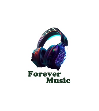 Music minta fehér pólón