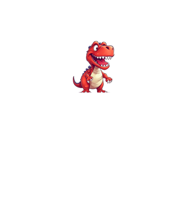 Dino minta fehér pólón