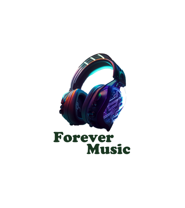 Music minta fehér pólón