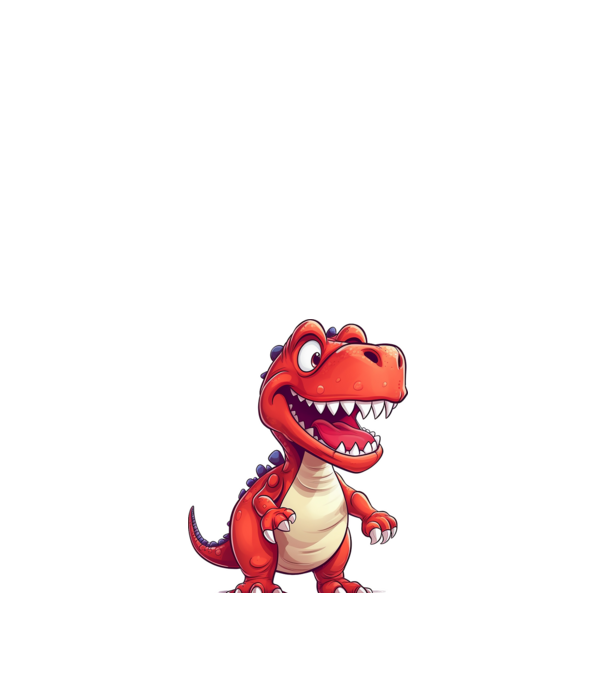 Dino minta fehér pólón