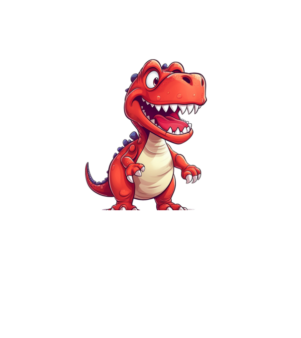 Dino minta fehér pólón