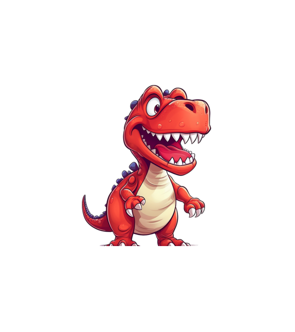 Dino minta fehér pólón