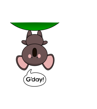 G'day - Aranyos Koala Ausztráliából minta fehér pólón