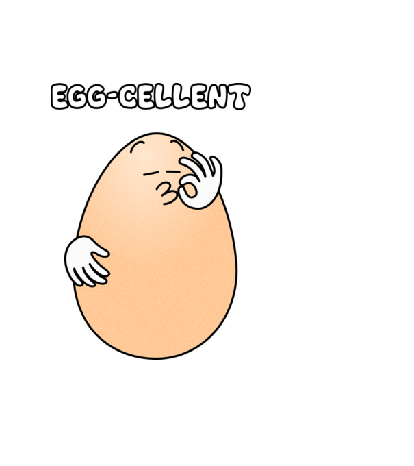 Egg-cellent - a tökéletes nap! minta világoskék pólón