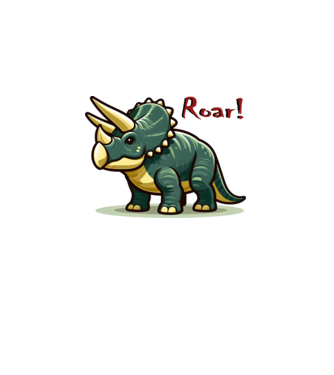 triceratops minta homokszín pólón