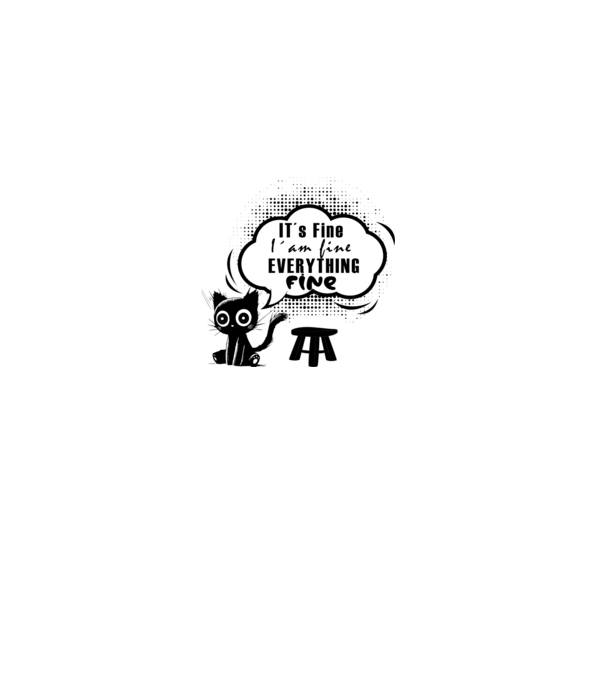 it´s fine minta fehér pólón