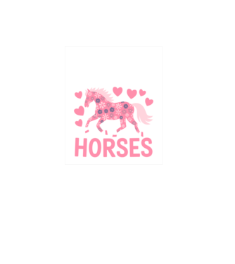 Horse Lover minta lila pólón