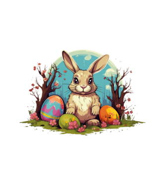 Easter Bunny 3 minta fehér pólón