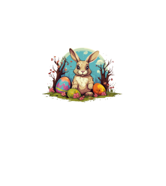 Easter Bunny 3 minta fekete pólón