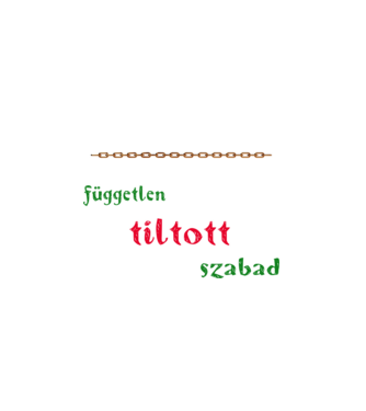 Népszabadság 2 minta fehér pólón