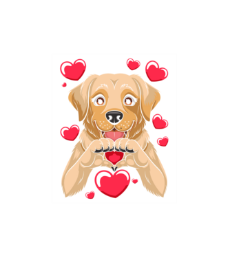 CukiDogi minta fekete pólón