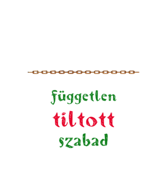 Népszabadság 1 minta fehér pólón