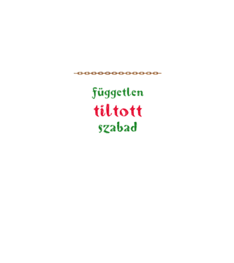 Népszabadság 1 minta fekete pólón