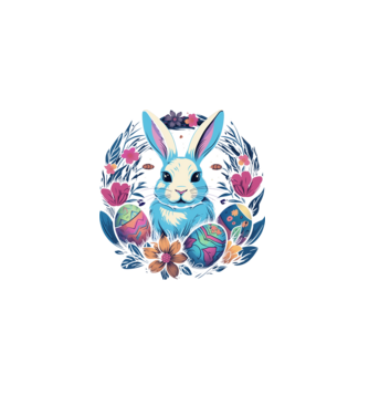 Easter Bunny 2 minta fekete pólón